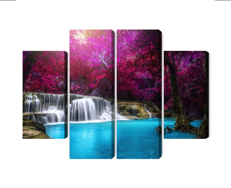 Ljuddämpande tavla - Kanchanaburi waterfall