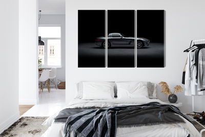 Ljuddämpande tavla - Sports car on a dark