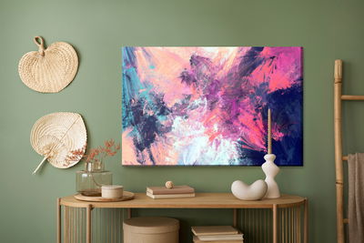 Ljuddämpande tavla - Abstract paint