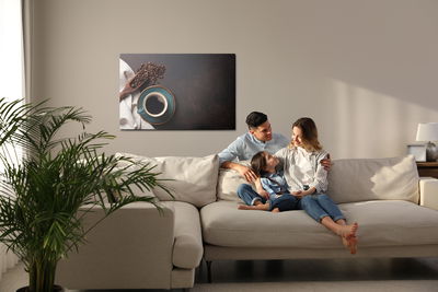 Ljuddämpande tavla - Lovely cup of coffee