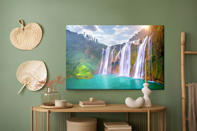 Ljuddämpande tavla - Jiulong waterfall in china