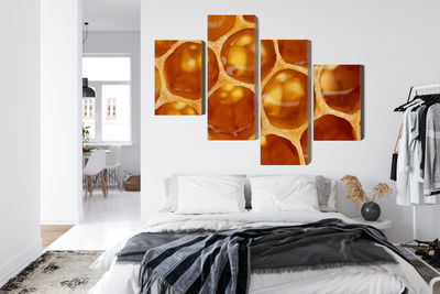 Ljuddämpande tavla - Honeycomb in macro scale