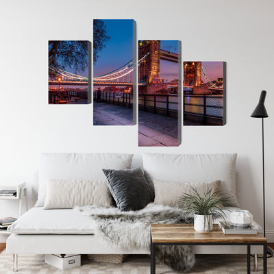 Ljuddämpande tavla - Tower bridge in London