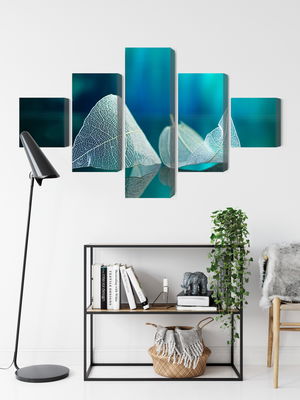 Ljuddämpande tavla - Delicate leaves close up