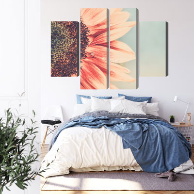 Ljuddämpande tavla - Blooming sunflower