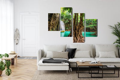 Ljuddämpande tavla - Erawan waterfalls