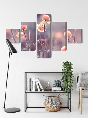 Ljuddämpande tavla - Spring 3d flowers