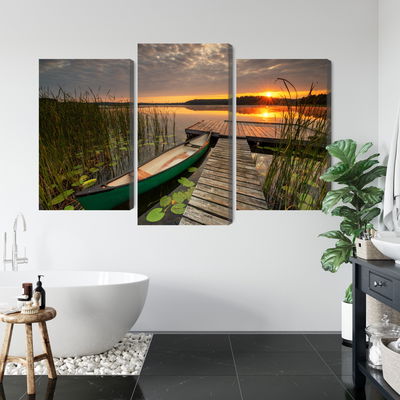 Ljuddämpande tavla - Summer sunrise