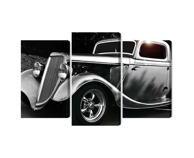 Ljuddämpande tavla - Vintage style hot rod car