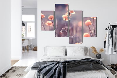 Ljuddämpande tavla - Spring 3d flowers