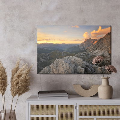 Ljuddämpande tavla - Dolomites mountain range