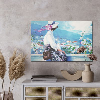 Ljuddämpande tavla - The woman on the background