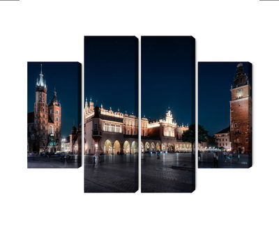 Ljuddämpande tavla - Kraków's cloth hall and st.