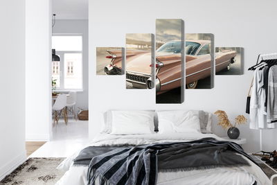 Ljuddämpande tavla - Vintage style car