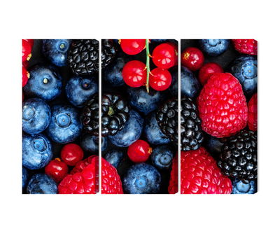 Ljuddämpande tavla - Forest fruits on a macro