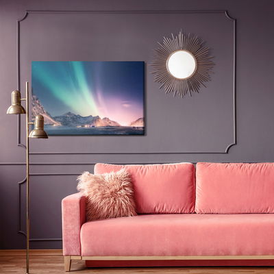 Ljuddämpande tavla - Northern lights