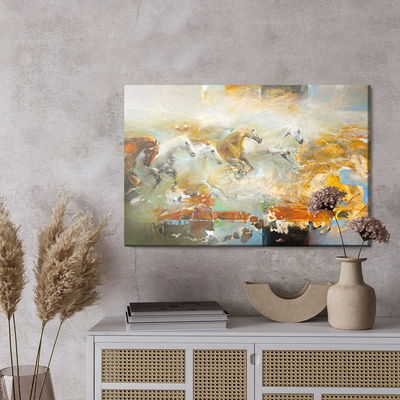 Ljuddämpande tavla - Galloping horses