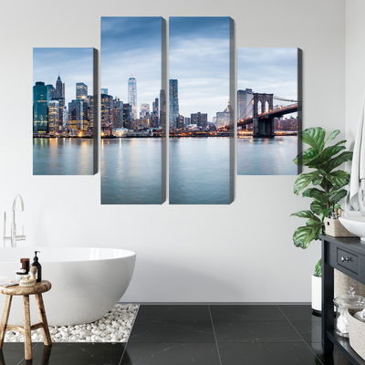 Ljuddämpande tavla - Panoramic view of the city