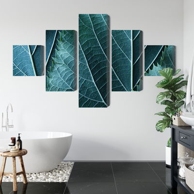 Ljuddämpande tavla - Leaves in a macro scale