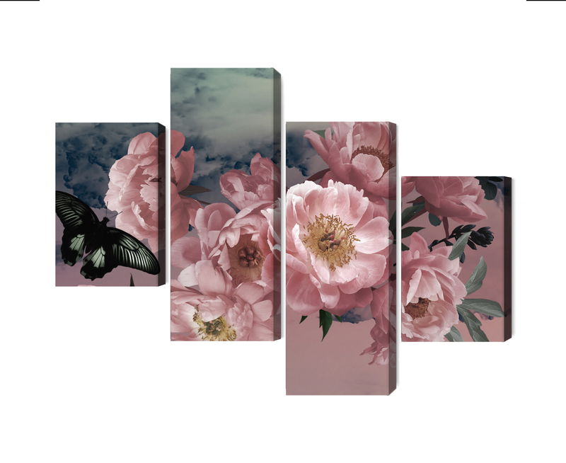 Ljuddämpande tavla - Bouquet of flowers