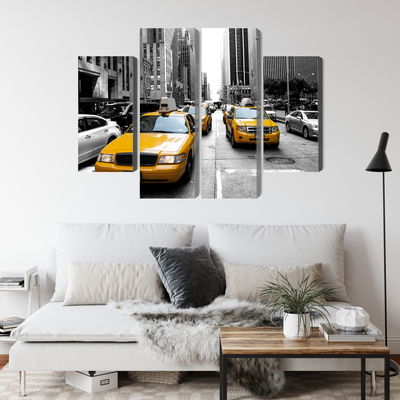 Ljuddämpande tavla - Taxis in New York