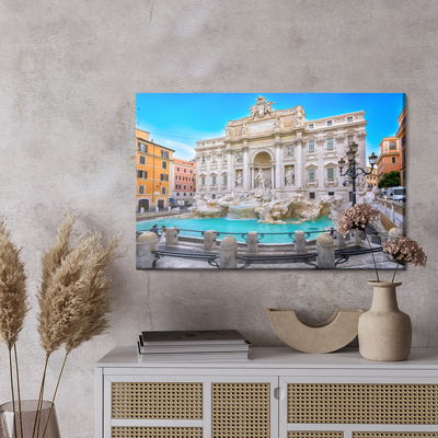 Ljuddämpande tavla - Trevi fountain in Rome