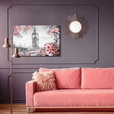 Ljuddämpande tavla - View from the balcony on big