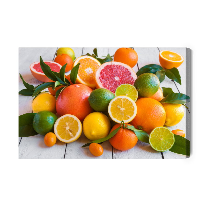 Ljuddämpande tavla - Juicy citrus