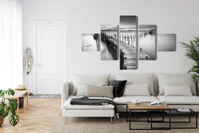 Ljuddämpande tavla - A dilapidated pier