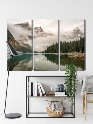 Ljuddämpande tavla - Moraine Lake in banff