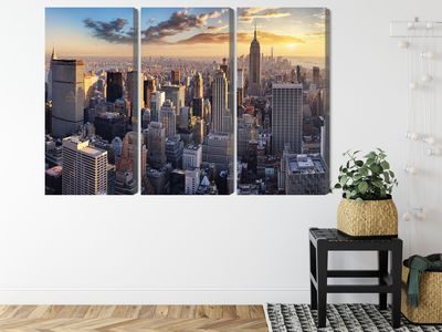 Ljuddämpande tavla - 3d panorama of New York city