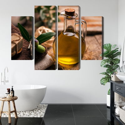 Ljuddämpande tavla - A bottle of olive oil