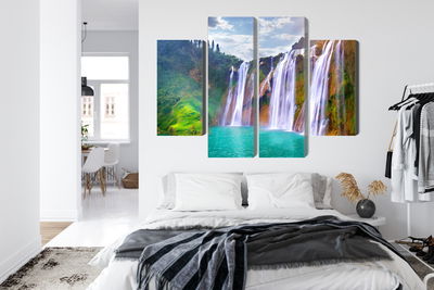 Ljuddämpande tavla - The waterfall in luoping