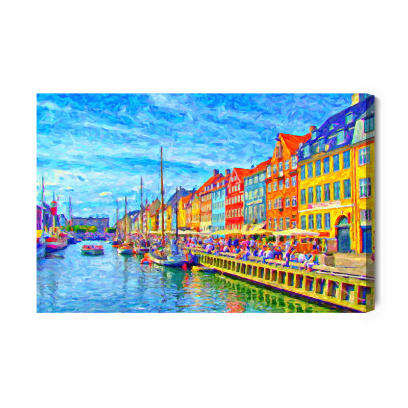Ljuddämpande tavla - The nyhavn canal