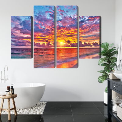 Ljuddämpande tavla - Picturesque sunset