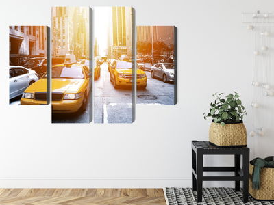 Ljuddämpande tavla - Taxi in the sunshine nyc