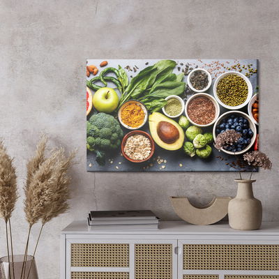 Ljuddämpande tavla - Vegetables with fruit