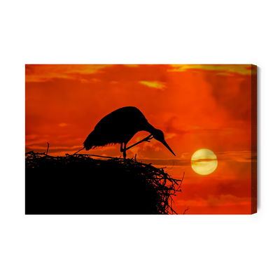 Ljuddämpande tavla - Bird in the nest