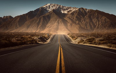 Ljuddämpande tavla - Road to the mountains 3d