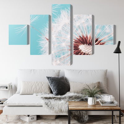 Ljuddämpande tavla - Dandelion flower on a macro