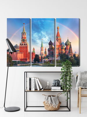 Ljuddämpande tavla - Panorama of the red square