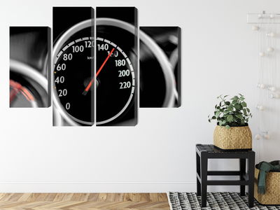 Ljuddämpande tavla - Car speedometer