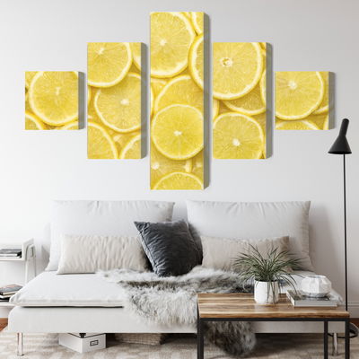 Ljuddämpande tavla - Lemon slices