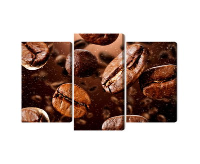 Ljuddämpande tavla - Brown coffee beans