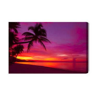 Ljuddämpande tavla - Sea at sunset