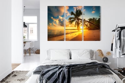 Ljuddämpande tavla - Tropical beach in punta