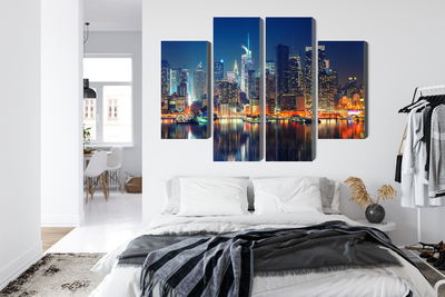 Ljuddämpande tavla - Panoramic view of manhattan