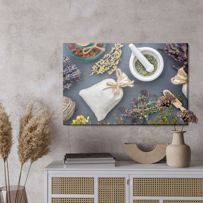Ljuddämpande tavla - Lavender with herbs