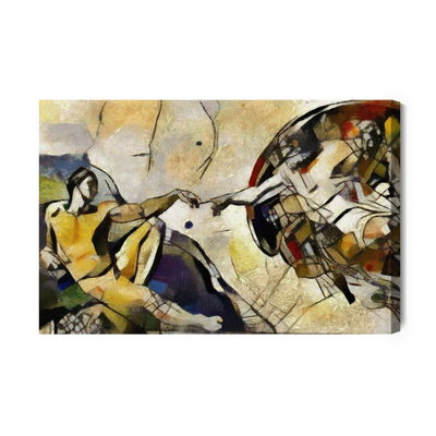 Ljuddämpande tavla - The creation of adam