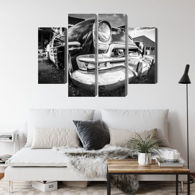 Ljuddämpande tavla - Black and white american